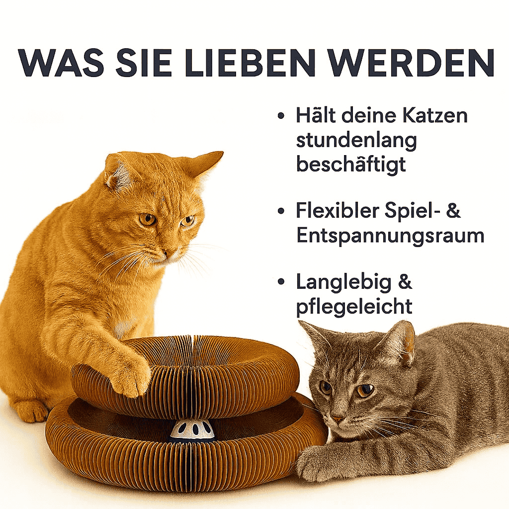 Play Nest™ – Intelligentes Katzenspielzeug zur Stressreduktion & Möbelpflege - Wundersnuffel