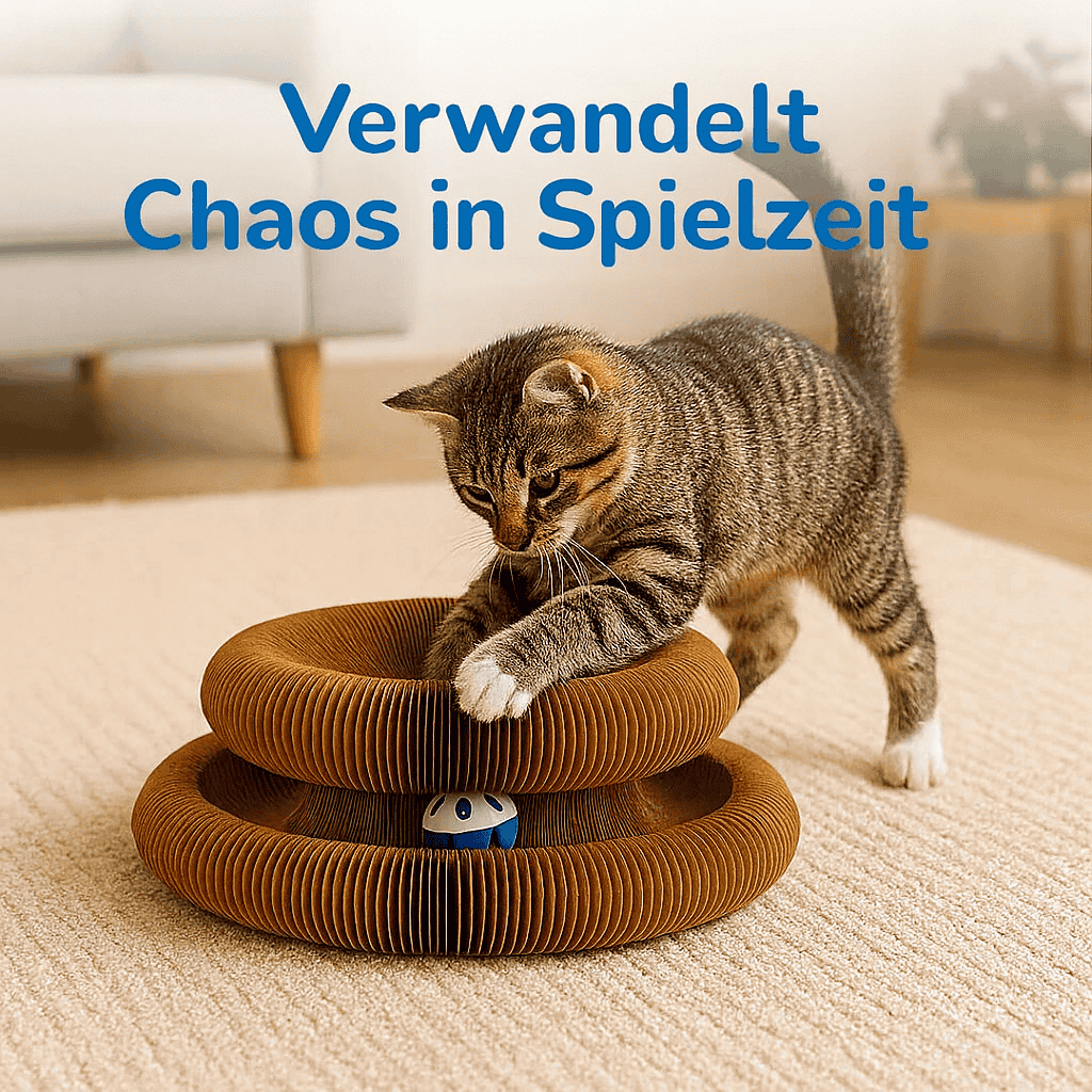Play Nest™ – Intelligentes Katzenspielzeug zur Stressreduktion & Möbelpflege - Wundersnuffel